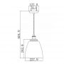 Lampa wisząca 1x60 W mosiądz FEBASKINPBBR Elstead Lighting Baskin zdj.2