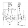 Kinkiet 1x60 W brązowy FEBELLINIW3 Elstead Lighting Bellini zdj.2