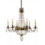 Lampa wisząca 6x60 W brązowa FEBELLINI6 Elstead Lighting Bellini zdj.1