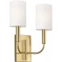 Kinkiet 2x60 W mosiądz FEBRIANNA2BB Elstead Lighting Brianna zdj.1