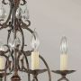 Lampa podsufitowa 4x60 W brązowa FECHATEAU4 Elstead Lighting Chateau zdj.4
