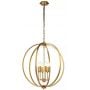 Lampa wisząca 6x60 W mosiądz FECORINNE6PLBB Elstead Lighting Corinne zdj.1