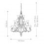 Lampa wisząca x60 W FEDRAWINGROOM18 Elstead Lighting Drawing Room zdj.2