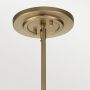 Lampa wisząca 1x60 W mosiądz FEFUSIONPLPNBR Elstead Lighting Fusion zdj.4