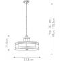 Lampa wisząca 1x60 W mosiądz FEFUSIONPLPNBR Elstead Lighting Fusion zdj.2