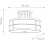 Plafon 3x60 W brązowy FEFUSIONSF Elstead Lighting Fusion zdj.2