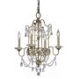 Lampa wisząca 4x60 W srebrna FEGIANNA4 Elstead Lighting Gianna zdj.1