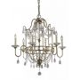 Lampa wisząca 6x60 W srebrna FEGIANNA6 Elstead Lighting Gianna zdj.1