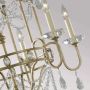 Lampa wisząca 6x60 W srebrna FEGIANNA6 Elstead Lighting Gianna zdj.4