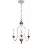 Lampa wisząca 3x40 W biała-drewno FEHARTSVILLE3 Elstead Lighting Hartsville zdj.1