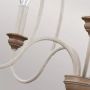 Lampa wisząca 5x40 W biała-drewno FEHARTSVILLE5 Elstead Lighting Hartsville zdj.5