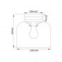 Plafon 1x60 W mosiądz FEHOUNSLOWFBB Elstead Lighting Hounslow zdj.2
