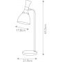 Lampa biurkowa 1x60 W biała-mosiądz FEJOANTLMW Elstead Lighting Joan zdj.2