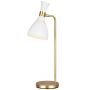 Lampa biurkowa 1x60 W biała-mosiądz FEJOANTLMW Elstead Lighting Joan zdj.1