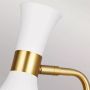 Lampa biurkowa 1x60 W biała-mosiądz FEJOANTLMW Elstead Lighting Joan zdj.3