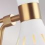 Kinkiet 1x60 W biały-mosiądz FEJOAN1MW Elstead Lighting Joan zdj.5