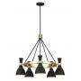 Lampa wisząca 5x60 W czarna-mosiądz FEJOAN5MB Elstead Lighting Joan zdj.3