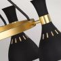 Lampa wisząca 5x60 W czarna-mosiądz FEJOAN5MB Elstead Lighting Joan zdj.6