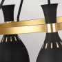 Lampa wisząca 5x60 W czarna-mosiądz FEJOAN5MB Elstead Lighting Joan zdj.7