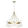 Lampa wisząca 5x60 W biała-mosiądz FEJOAN5MW Elstead Lighting Joan zdj.3