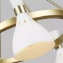 Lampa wisząca 5x60 W biała-mosiądz FEJOAN5MW Elstead Lighting Joan zdj.7