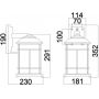 Kinkiet zewnętrzny 1x60 W czarny FELIGHTHOUSE2MBLK Elstead Lighting Lighthouse zdj.2