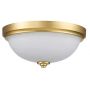Plafon 2x60 W mosiądz FEMALIBUFBATHBB Elstead Lighting Malibu zdj.3