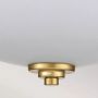 Plafon 2x60 W mosiądz FEMALIBUFBATHBB Elstead Lighting Malibu zdj.4