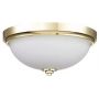 Plafon 2x60 W mosiądz FEMALIBUFBATHPB Elstead Lighting Malibu zdj.3