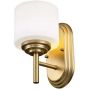 Kinkiet 1x3 W mosiądz FEMALIBU1BATHBB Elstead Lighting Malibu zdj.1
