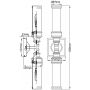 Kinkiet 2x3 W chrom FEPAYNOR2BATH Elstead Lighting Payne zdj.2
