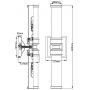 Kinkiet 2x3 W chrom FEPAYNE2BATH Elstead Lighting Payne zdj.2