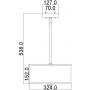 Lampa wisząca 2x60 W chrom-nikiel FEPROSPECTPARKSF Elstead Lighting Prospect Park zdj.2