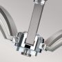 Lampa wisząca 5x60 W chrom-nikiel FEPROSPECTPARK5 Elstead Lighting Prospect Park zdj.4