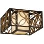 Plafon 2x60 W złoty-brązowy FEREMYF Elstead Lighting Remy zdj.1