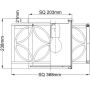 Plafon 2x60 W złoty-brązowy FEREMYF Elstead Lighting Remy zdj.2