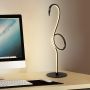 Lampa stołowa 1x6 W czarna FLAMINGOTLBLK Elstead Lighting Flamingo zdj.7
