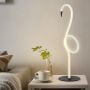 Lampa stołowa 1x6 W biała FLAMINGOTLWHT Elstead Lighting Flamingo zdj.6