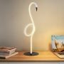 Lampa stołowa 1x6 W biała FLAMINGOTLWHT Elstead Lighting Flamingo zdj.8