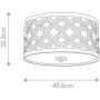 Plafon 2x60 W złoty GNARABELLAF Elstead Lighting Arabella zdj.2