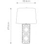 Lampa stołowa 1x60 W złota GNARABELLATLG Elstead Lighting Arabella zdj.2