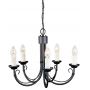 Lampa wisząca 5x60 W czarna CH5BLACK Elstead Lighting Chartwell zdj.1