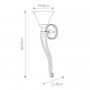 Kinkiet 1x60 W chrom HKBOLLA1B Elstead Lighting Bolla zdj.2