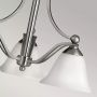 Lampa wisząca 3x60 W nikiel HKBOLLA3 Elstead Lighting Bolla zdj.5