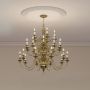 Lampa wisząca x40 W mosiądz HKCAMBRIDGE25 Elstead Lighting Cambridge zdj.6