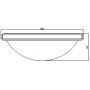 Plafon 3x40 W mosiądz HKCOLLIERFM Elstead Lighting Collier zdj.2