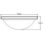 Plafon 2x40 W mosiądz HKCOLLIERFS Elstead Lighting Collier zdj.2