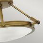 Lampa podsufitowa 3x40 W mosiądz HKCOLLIERSFS Elstead Lighting Collier zdj.4