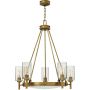 Lampa wisząca 5x40 W mosiądz HKCOLLIER5 Elstead Lighting Collier zdj.1