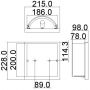 Kinkiet 1x1 W chrom HKDAPHNE1BATH Elstead Lighting Daphne zdj.2